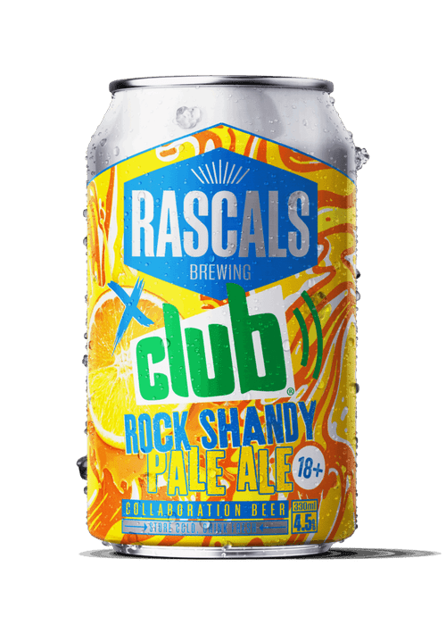 Rascal's X Club Rock Shandy Pale Ale Can 330ML