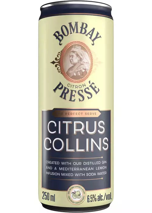 Bombay Citron Presse Citrus Collins Can 250ML