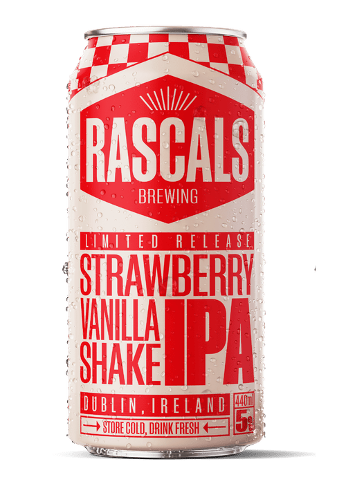 Rascal's Strawberry Vanilla Shake IPA 440ML
