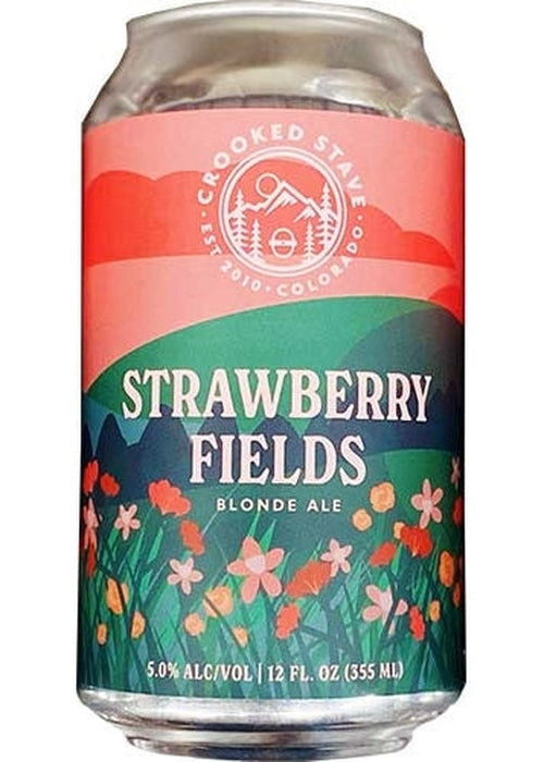 Crooked Stave Strawberry Fields Blonde Ale 355ML