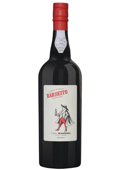Barbeito Madeira Doce sweet fortified wine 750ml bottle with red foil cap and white label