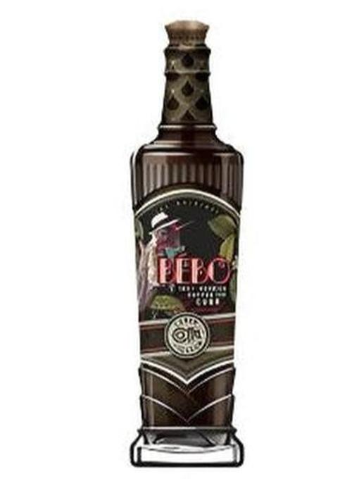 Bebo Cuban Coffee Liqueur 700ml dark glass bottle with textured neck and red label