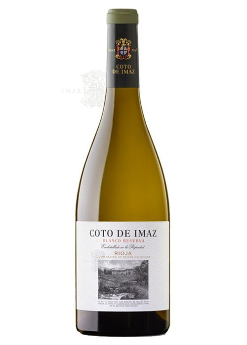 Coto de Imaz Blanco Reserva Rioja white wine bottle