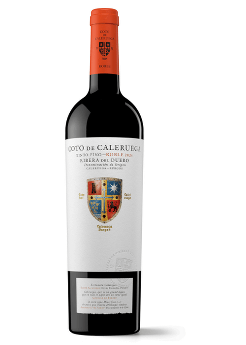 Coto de Caleruega Roble red wine bottle Ribera del Duero