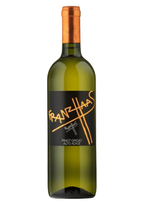 Franz Haas Pinot Grigio Alto Adige white wine bottle with copper foil capsule