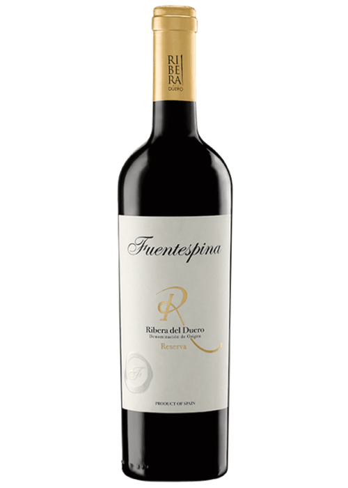 Fuentespina Reserva red wine bottle Ribera del Duero Spain