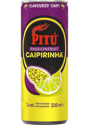 Pitu Caipirinha Passionfruit Ready To Drink Cocktail 330ML