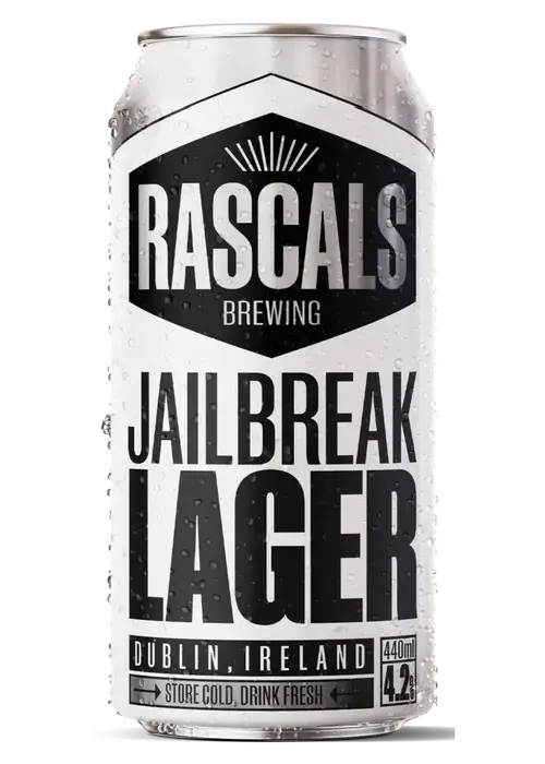 Rascal's Jailbreak Lager 440ML
