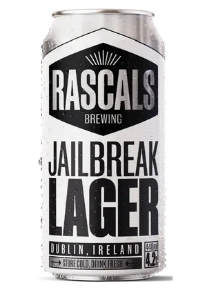 Rascal's Jailbreak Lager 440ML
