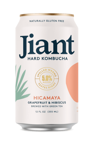 Jiant Hicamaya Grapefruit & Hibiscus Hard Kombucha 355ML