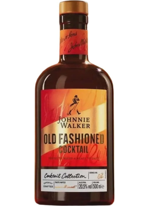Johnnie Walker Old Fashioned Cocktail 500ml ready to drink scotch whisky bottle