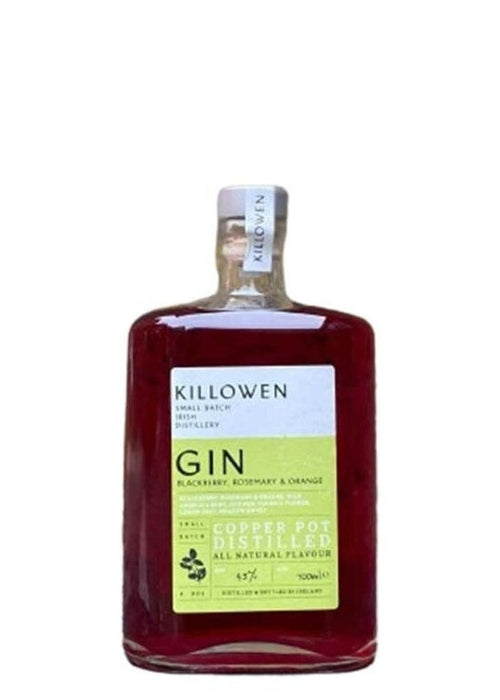 Killowen Blackberry Rosemary Orange Gin 700ml Irish small batch bottle