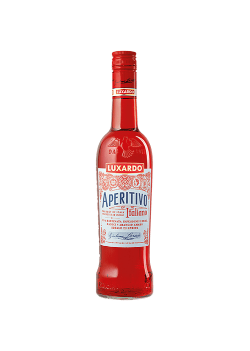 Luxardo Aperitivo Italiano 700ml red liqueur bottle with eagle logo