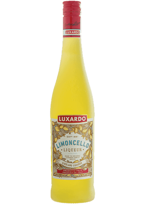 Luxardo Limoncello 700ml Italian lemon liqueur bottle with red cap and label