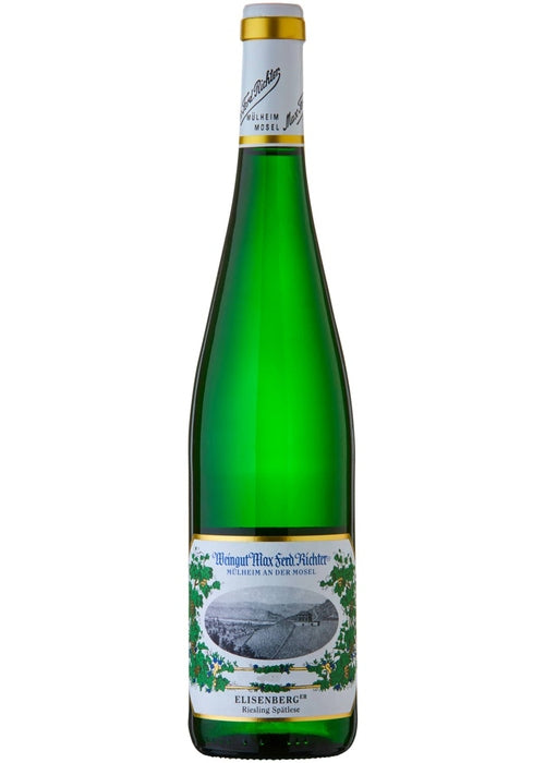 Max Ferdinand Richter Elisenberg Riesling Spatlese white wine bottle with vineyard label