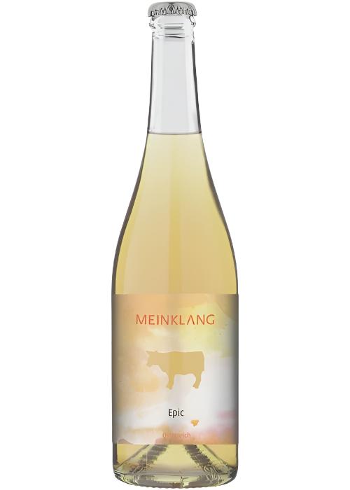 Meinklang Epic Austrian Pet Nat sparkling wine bottle with cow logo