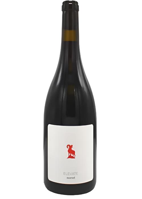 Mersel Wine Elevate natural red wine bottle with ram logo and gold foil neck