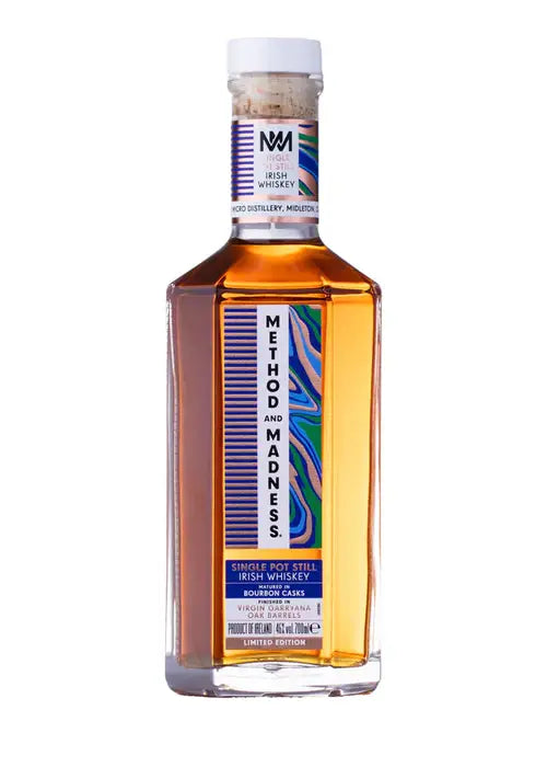 Method & Madness Garryana Oak Finish 700ml Single Pot Still Irish Whiskey bottle