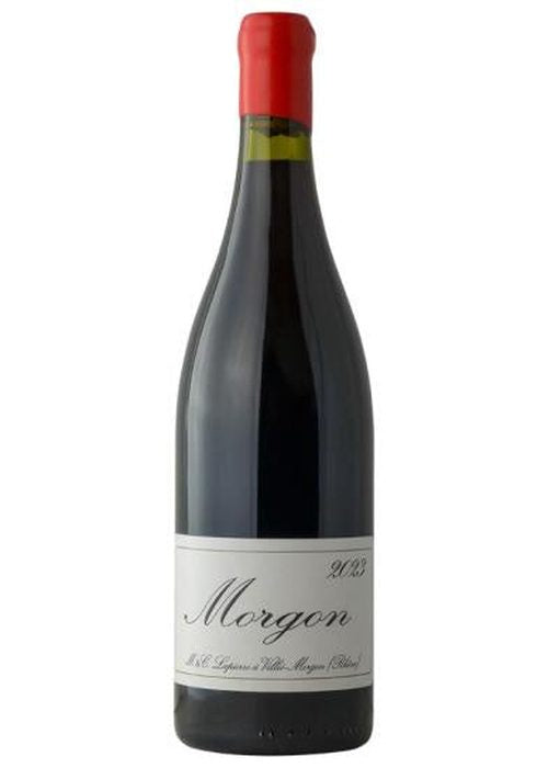 Morgon 2013 red wine bottle by Marcel Lapierre with cherry and violet notes