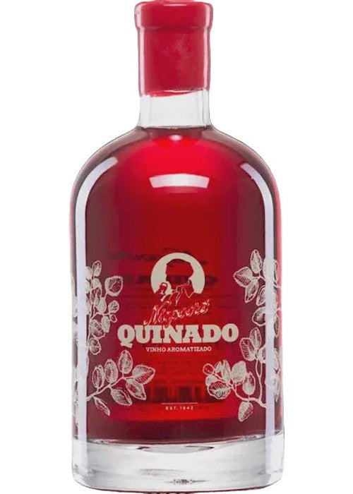 Niepoort Quinado 500ml fortified wine bottle with red cap and botanical label