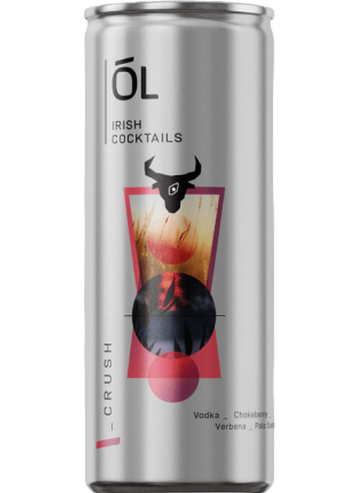 Ól Crush Irish cocktail can with vodka chokeberry and palo santo