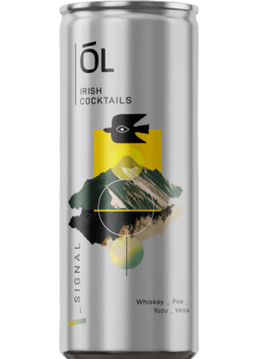 Ól Signal Irish Whiskey Cocktail 250ml can with yuzu and pine