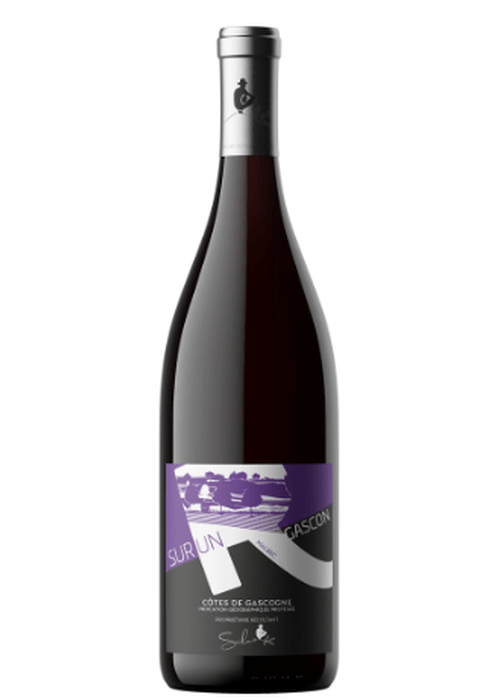 Remparts Sur un R Malbec red wine bottle with modern purple and black label