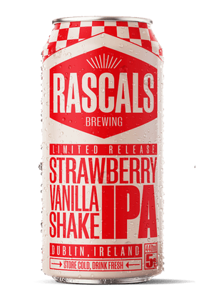 Rascal's Strawberry Vanilla Shake IPA 440ML