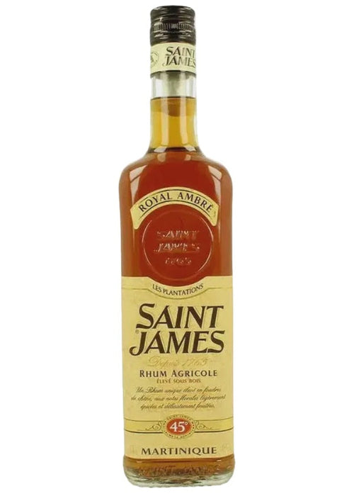 Saint James Royal Ambre Rhum Agricole 700ml amber rum bottle with oak-aged label