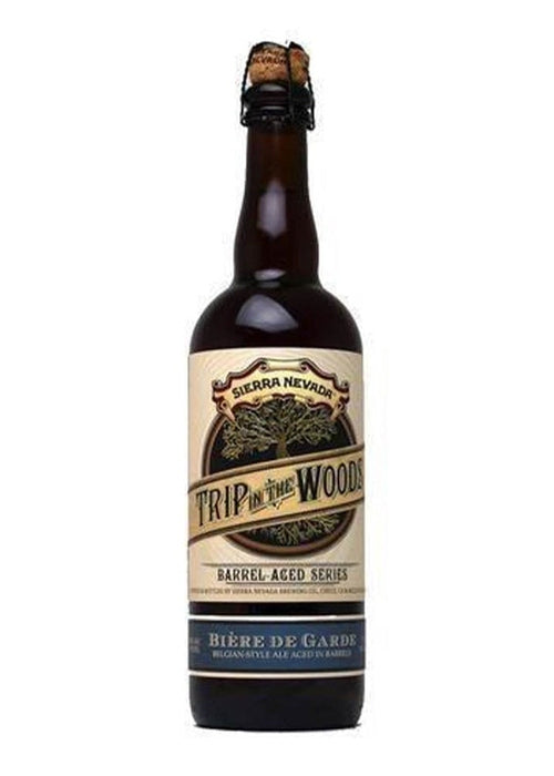 Sierra Nevada Trip In The Woods Biere De Garde 750ml barrel-aged Belgian-style ale in dark brown glass bottle
