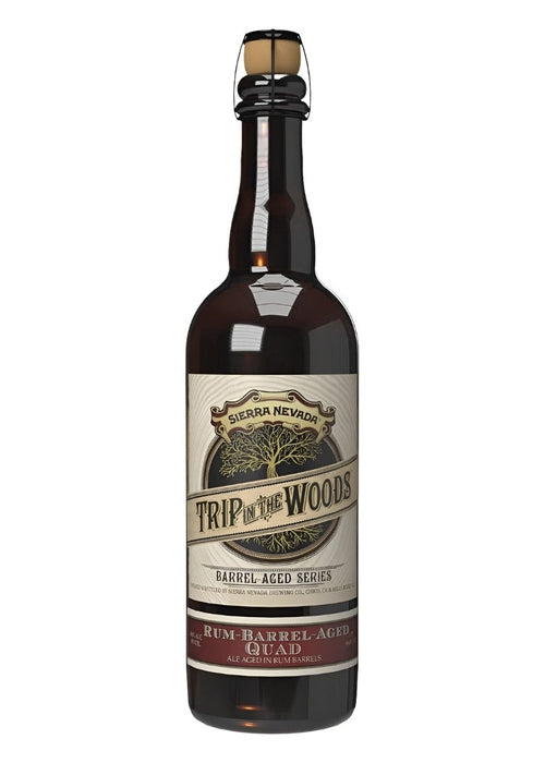 Sierra Nevada Trip In The Woods Rum Barrel-Aged Quad 750ml dark ale bottle