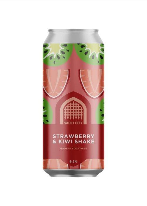 Vault City Strawberry & Kiwi Shake 440ML