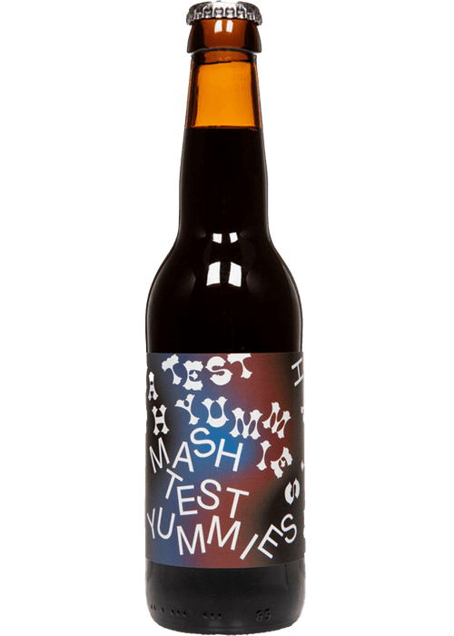 To Øl Mash Test Yummies barrel-aged imperial stout beer bottle with hazelnuts cocoa nibs