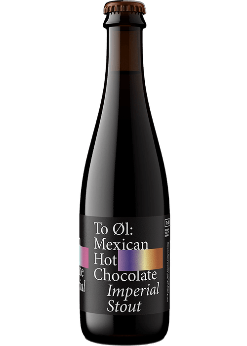 To Øl Mexican Hot Chocolate Imperial Stout beer bottle with cinnamon, chocolate and chili flavor