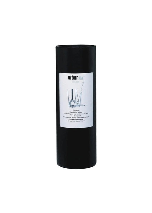 Urban Bar Cocktail Set in black tube packaging with contents label