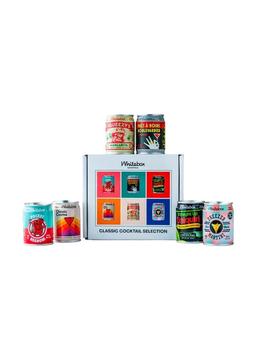 Whitebox Cocktails Classic Cocktail Selection 6-pack gift set with ready-to-drink cans
