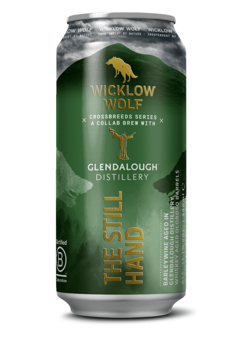 Wicklow Wolf The Still Hand 440ml Barleywine can in Crossbreeds Series aged in Oloroso whiskey barrels