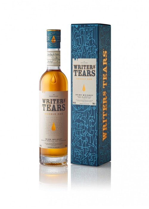 Writers Tears Double Oak Irish Whiskey 700ml bottle with blue packaging box