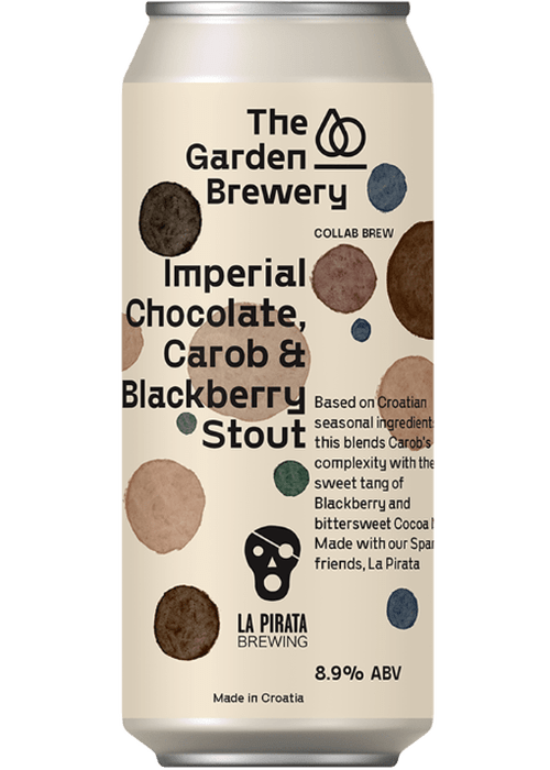 The Garden Brewery x La Pirata Imperial Chocolate, Carob & Blackberry Stout 440ML