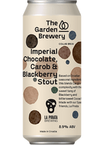 The Garden Brewery x La Pirata Imperial Chocolate, Carob & Blackberry Stout 440ML