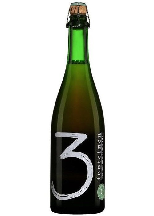 3 Fonteinen Oude Geuze 1500ml dark green glass bottle with cork and wire cage