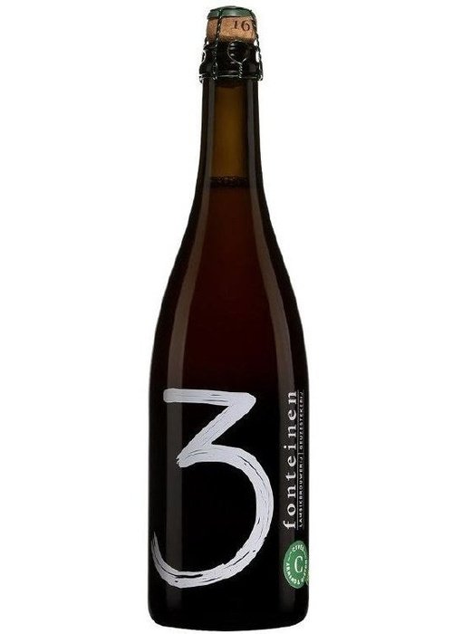 3 Fonteinen Oude Geuze Cuvee Armand & Gaston 1500ml dark brown glass beer bottle with cork and wire cage