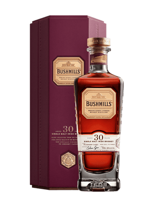 Bushmills 30 Year Old Single Malt Irish Whiskey 700ML
