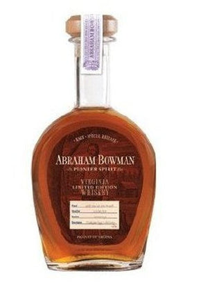 Abraham Bowman Pioneer Spirit Virginia Limited Edition Whiskey 750ML