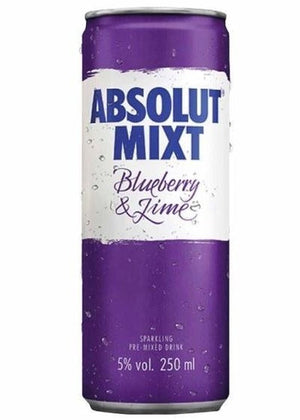 Absolut Mixt Blueberry & Lime 250ML