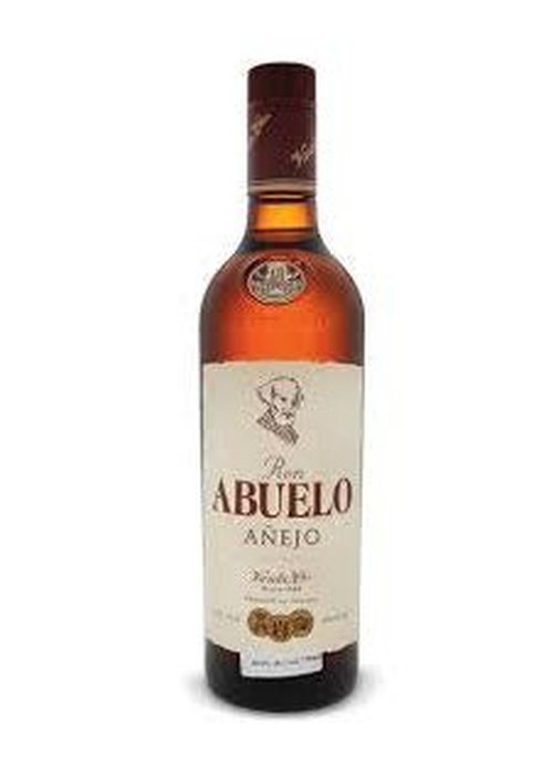 Ron Abuelo Añejo 700ml Panamanian rum bottle with cream label and gold seals