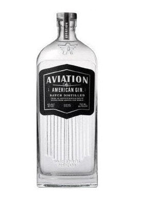 Aviation American Gin 700ml bottle with black shield label and silver foil cap
