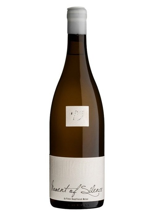BLANKBottle Moment Of Silence white wine bottle with minimalist label