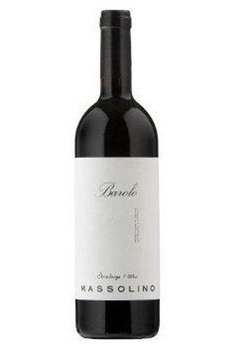 Barolo Vajra Le Albe wine bottle with black capsule and white label