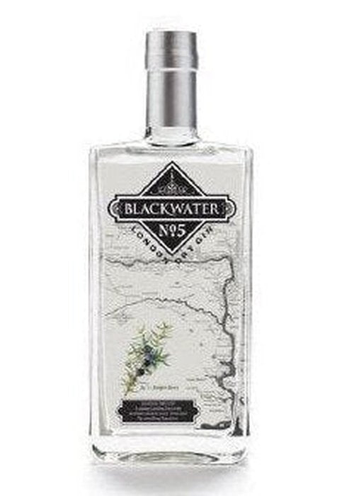 Blackwater No.5 Small Batch Irish London Dry Gin 700ml bottle with botanical label
